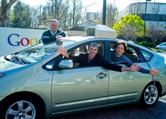 Google: Erick Schmidt, Sergej Brin, Larry Page