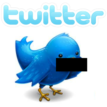 Twitter logo cenzura