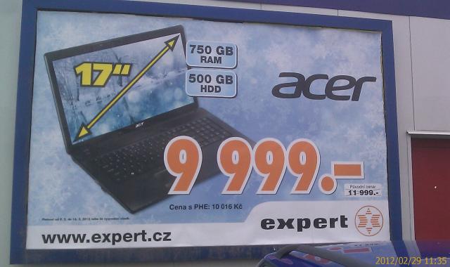 Luxus úlovek z Prahy - 750GB RAM u experta není problém!